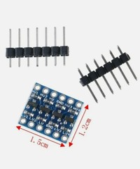 5 pcs Logic Level Shifter Converter Bi-Directional 5V 3.3V DC Module USA Seller