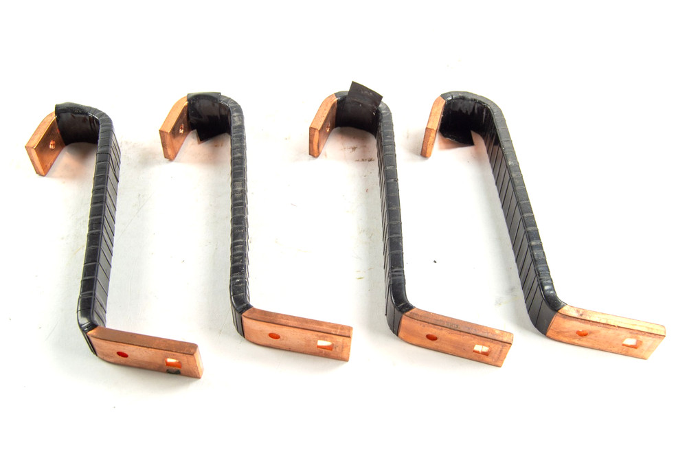 Square D Lot Of 4 Copper Interior Panel Bus Bar Fingers