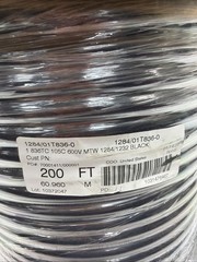 NEW 1284/01 T836-0, 600v, 105C, MTW, 1284/1232 Black, 200ft