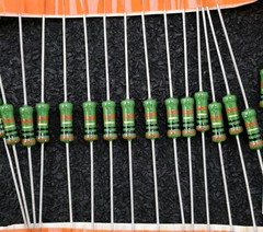 DRALORIC 1000x Metal Film Resistors 10Ω S TK 50 10 Ohm Tolerance 1%