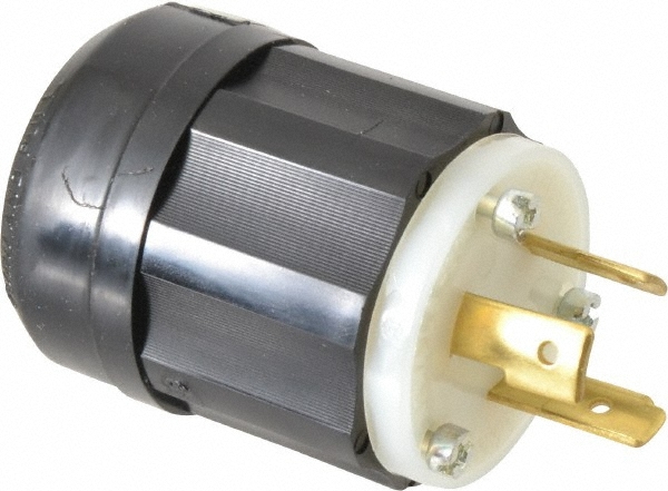 Leviton 480 VAC, 20 Amp, L8-20P Configuration, Industrial Grade, Self Groundi…