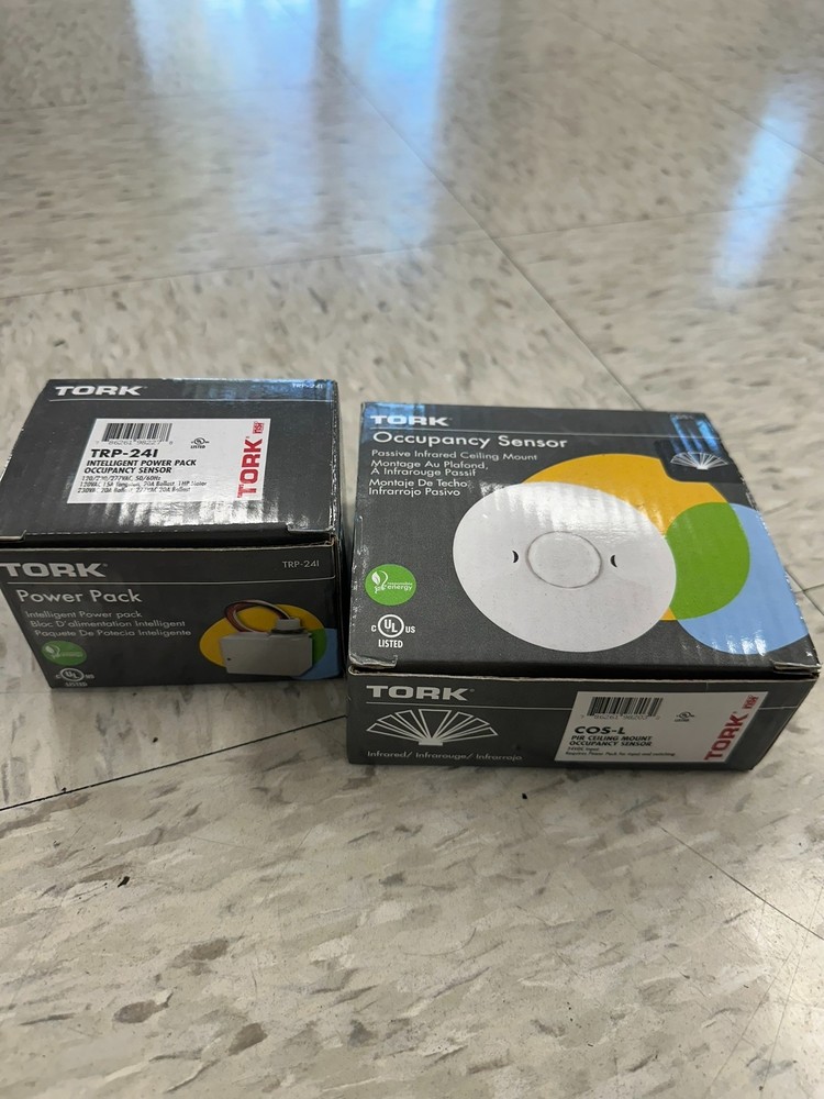 TORK TRP-24I & COS-L OCCUPANCY SENSOR & POWER PACK