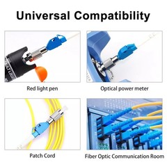 SC/UPC Male LC/UPC Female Fiber Optic Adapter 4 Pack 9/125um Single Mode SC to