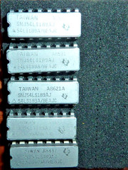 5 Texas Instruments SNJ54LS189AJ IC’s Random Access Memory