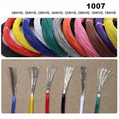 28AWG Flexible PVC Cable Stranded Wiring, Voltage 300V, Tinned Copper Wire