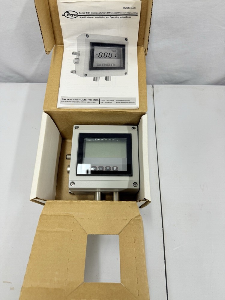 Dwyer ISDP -002 Range 0.25 IN W/C New Old Stock Open Box