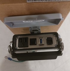 Mencom DP1-RJ45-USB-AFAF-R-24. Panel Interface. New/sealed. Free Shipping.