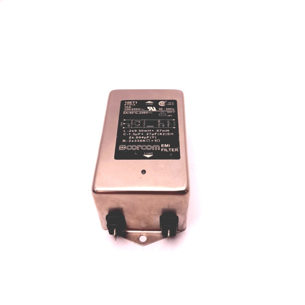 Corcom 10ET1 EMI Power Line Filter, Single Phase, 250VAC 10A 50/60Hz