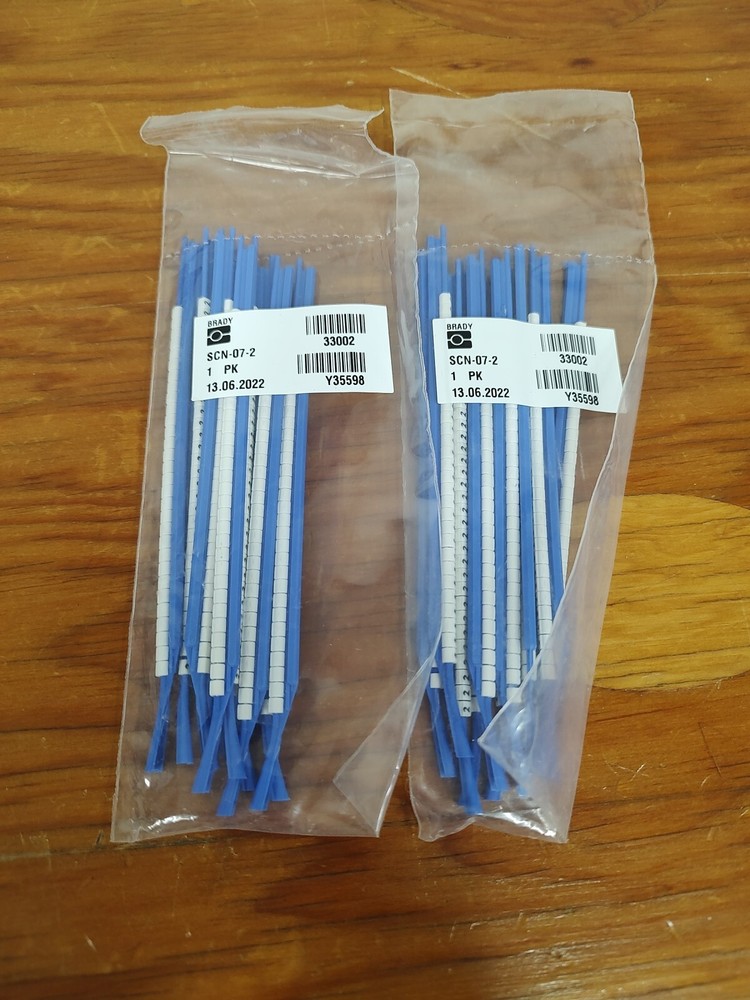 Brady Wire Marker Wand SCN-07-2 *LOT OF 2 BAGS*