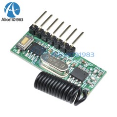315/433MHz RF Module Receiver Remote Control 4 Channel Learning Decoder Board