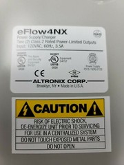 ALTRONIX eFlow4NX Access Control Power Supply Charger 12/24VDC 4A Aux Output