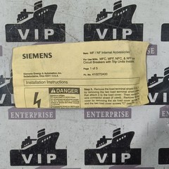 SIEMENS S03NF60 SHUNT TRIP UNIT FREE FAST SHIPPING