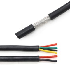 Soft Silicone Rubber Shielded Cable Insulated Flexible Copper Wire Sq 0.3-2.5 mm