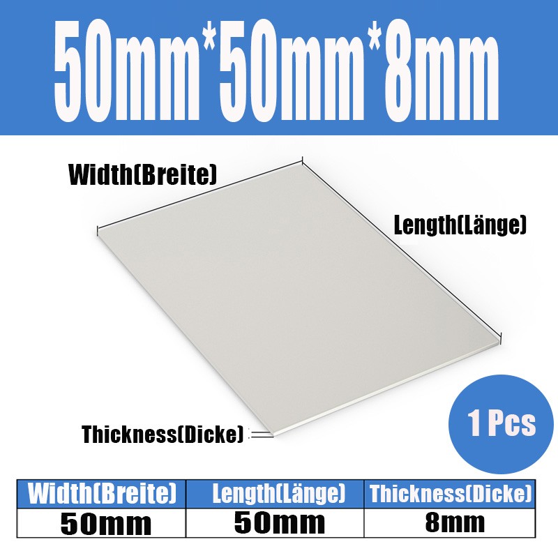 7075 Aluminium Flat Bar Strip Sheet Length/Width 50-300mm Thickness 8-50mm – New