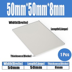 7075 Aluminium Flat Bar Strip Sheet Length/Width 50-300mm Thickness 8-50mm – New