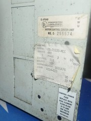 Westinghouse CG-711333-MCC A200M1CAC 480V 3 Phase 60V Fusible MCC Motor Contr…