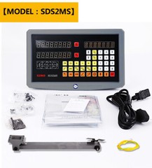 1μm SINO SDS2MS With 2PCS ka300 Linear Scale 5V TTL For Lathe Mill CNC Machine