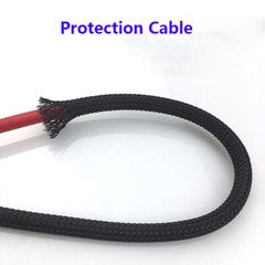 Width 1mm – 18mm Black PET Nylon Braided Sleeve Tube Car Cable Expandable Sheath