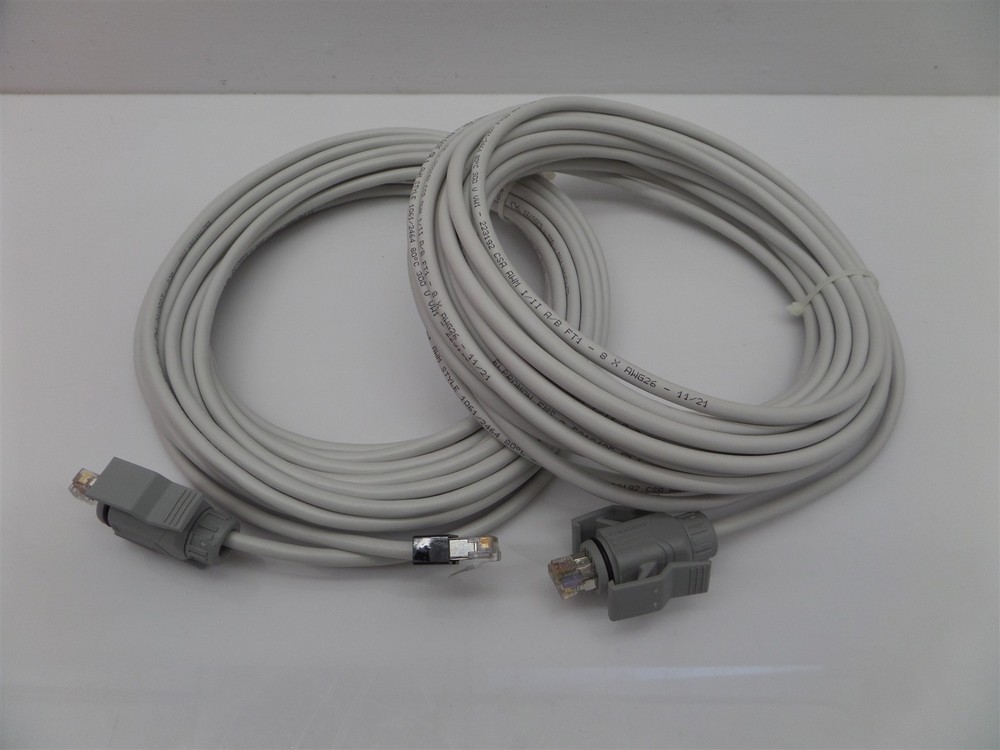 Lot of 2 – Phoenix Contact VS-RJ45/IP67 Connector Cable