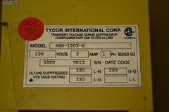 Tycor AEGIS Transient Noise Filter AGS-1203-X AGS1203X