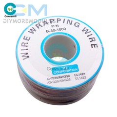 30AWG Test Wrapping Cable Wire 280M B-30-1000 8-Wire Colored Insulation
