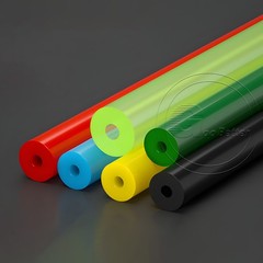 PU Polyurethane Hollow Round Rod Hollow Bar Ø 20mm-60mm Elastic Buffer 75A-80A