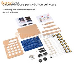 LED Digital Tube Display Calculator Electronic DIY Kit Soldering Practice Parts