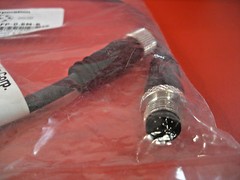 Mencom MDCP-8MFP-0.6M-B Connector Cordset Receptacle 8 Pin Pole Wire Nib New