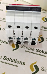 2PCS LOT-ABB SB204M-C63 Miniature Circuit Breaker-4P/63A/C -10kA 1SYS274012R0634