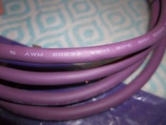 AWM 20233 VW-1 300V E214500 WL A/B FT1 +LF+ 49019000-020 SENSOR CABLE 4 PIN(QQ5)