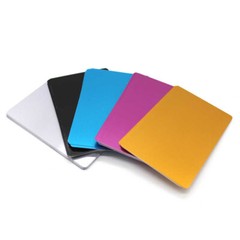 Aluminum Alloy Sheets Metal Card Craft Blanks DIY Spacer Partition Plates