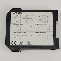 Schmersal AZR31T0 Safety Controller,24VDC/AC,400V Max,0-1000Hz,3 Safety Contacts