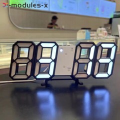 Fashion 3D LED Digital Clock Multifunction Electronic Clock Home Decoration New
