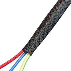 Braided Wire Wrap Cord Protector Nylon Sleeve Storage Pipe Tube Cable Expandable