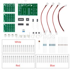 CD4017 + NE555 Flash Light DIY LED Electronic Kit Soldering Learning Project