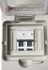 Portable Power board 32 Amp 3 phase 5 pin supply to 2 x 240v 15 Amp RCBO outlets