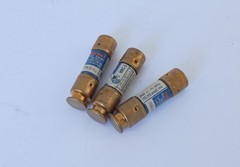 *Lot of 3* Bussmann FRN-R-6/10 Fusetron Time Delay Fuse 6/10A 250VAC