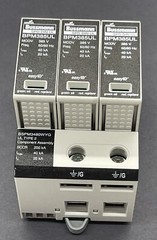 Cooper Bussmann BSPM3480WYG Surge Arrester w/ 3 BPM385UL modules, US Seller, NEW
