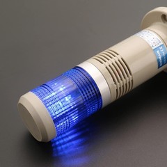 BAOMIAN 24V DC Industrial Signal Tower Light Buzzer Blue LED Continuous Warning