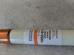 MERSEN TRS5-6/10R CLASS RK5 600VAC FUSE (LOT OF 7)