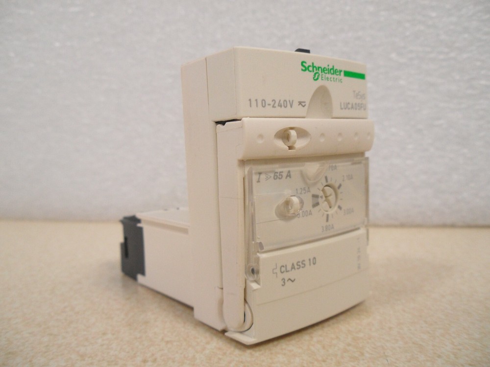 Schneider TeSys LUCA05FU Standard Control Unit 1.25-5 Amps coil 110-240V