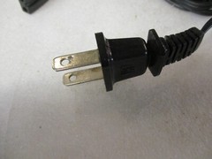 Free Ship, 6 ft Narrow Panasonic Type Power Cords, 2 wire