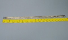 Lot of 2 Nvent MBJ25-500-10 Eriflex Grounding & Bonding Braid Tinned Copper