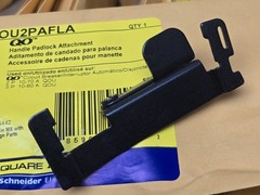 Square D QOU Circuit Breaker Padlock Attachment QOU2PAFLA, Case Of 50 NEW