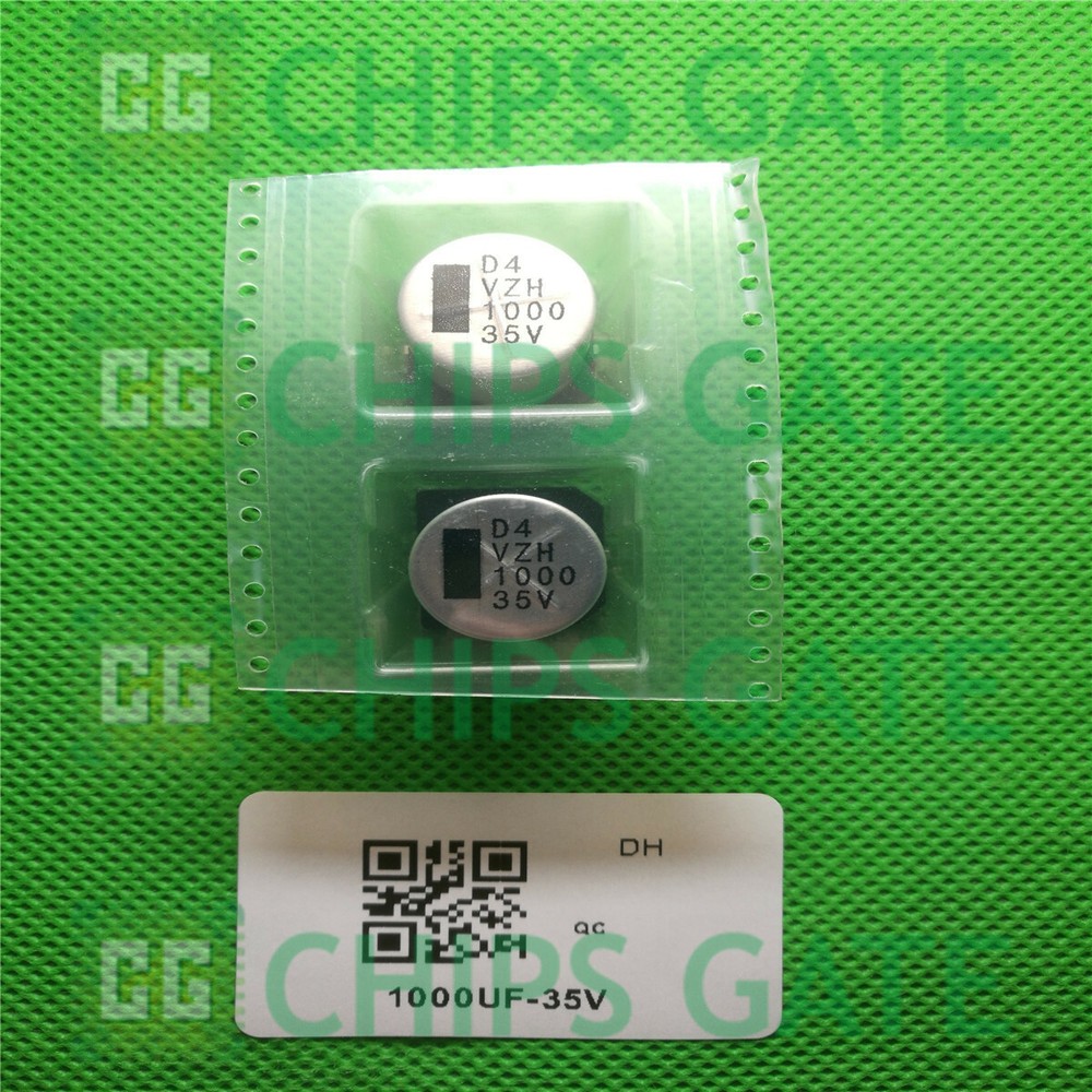 2PCS 1000uF 35V Radial Electrolytic Capacitor 13X20 105