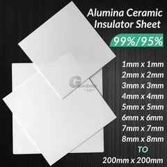 Alumina Ceramic Insulator Sheet High Temperature Resistance Thermal Conduct