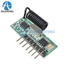 315/433MHz RF Module Receiver Remote Control 4 Channel Learning Decoder Board