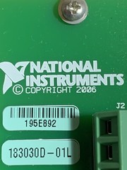 National Instruments, 183030D-01L, 195E892, N114, PCB Board “PLUG & PLAY READY”
