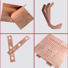 T2 Purple Copper Sheet Metal Copper Sheet Flat Plate Copper Foil Thick 0.8mm-5mm