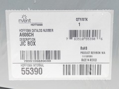 nVent Hoffman A606CH 55390 Junction Box Enclosure 6″ x 6″ x 4″ – NEW Surplus!